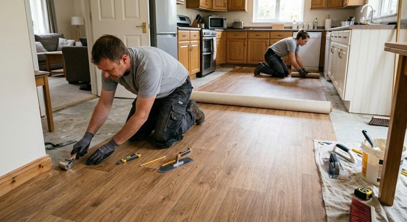 Linoleum Flooring Replacement in Buckeye, AZ