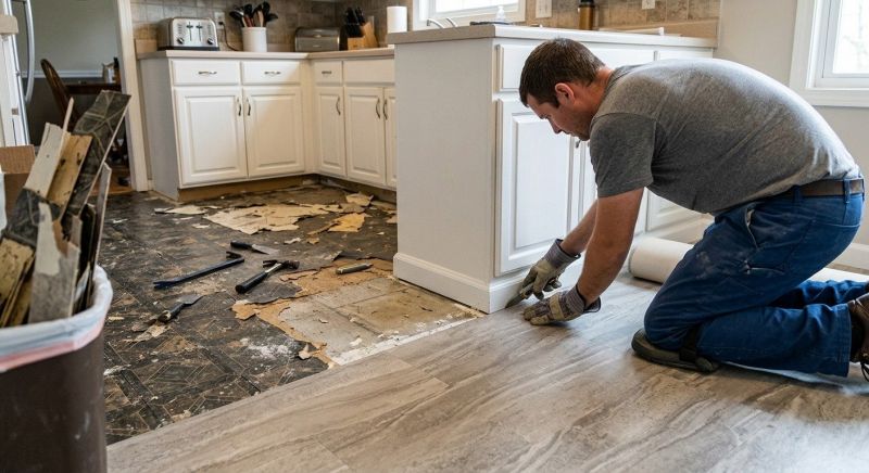 Linoleum Flooring Replacement in Buckeye, AZ